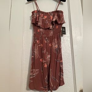 *NEW* EXPRESS Summer Blush Floral Maxi Dress with removable straps